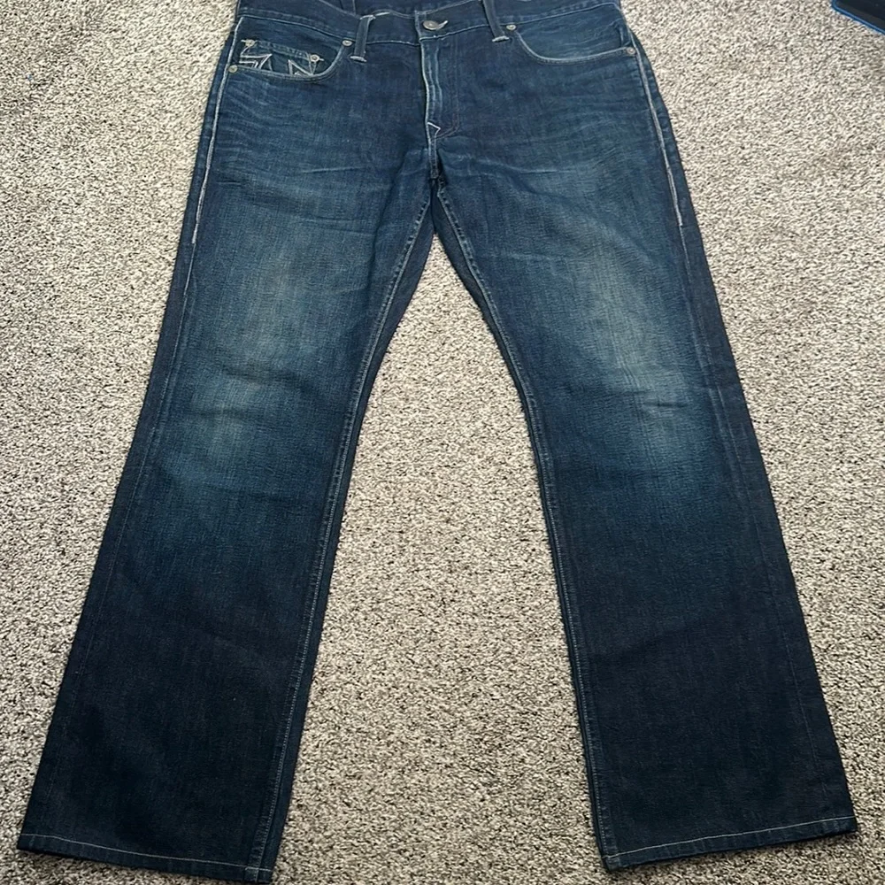 True religion blue jeans size 38
